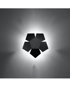 Kinkiet PENTA czarny Sollux SL.0423