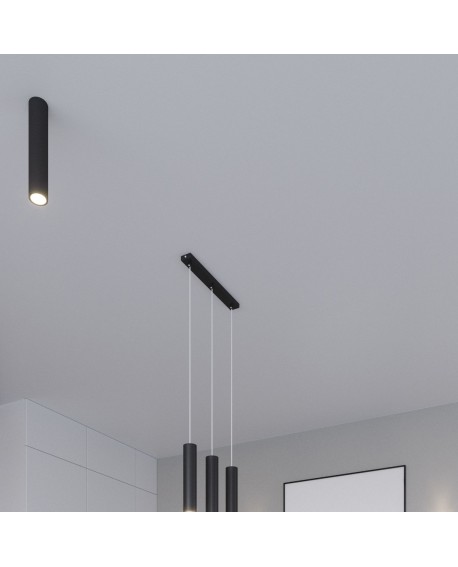 Plafon LAGOS 30 czarny Sollux SL.0436