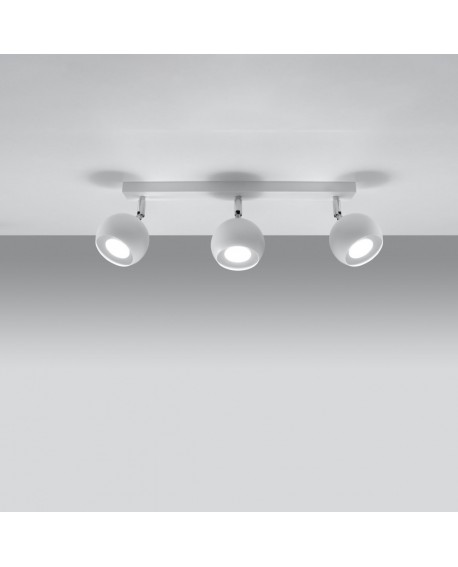 Plafon OCULARE 3 biały Sollux SL.0439