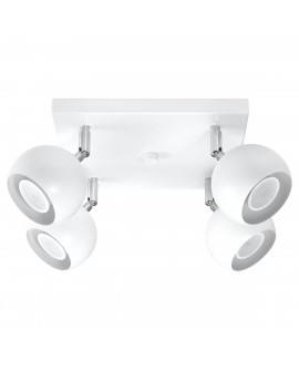 Plafon OCULARE 4 biały Sollux SL.0440