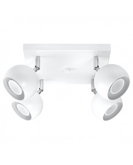 Plafon OCULARE 4 biały Sollux SL.0440