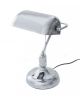 LAMPA BANKIERSKA BIURKOWA KLASYCZNA CHROM BANKER