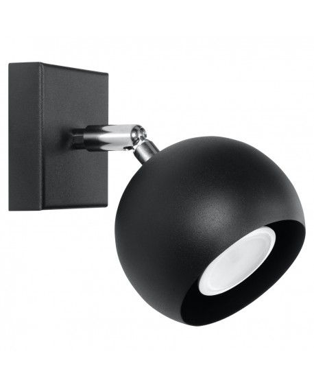 Kinkiet OCULARE czarny Sollux SL.0443