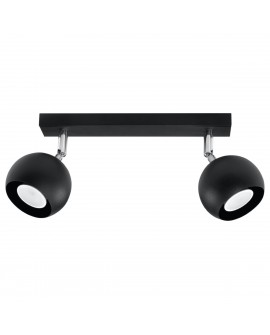 Plafon OCULARE 2 czarny Sollux SL.0444