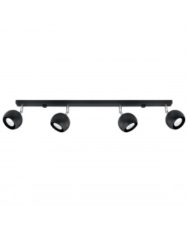 Plafon OCULARE 4L czarny Sollux SL.0447