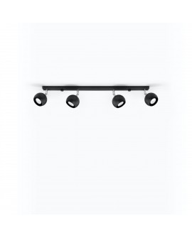 Plafon OCULARE 4L czarny Sollux SL.0447