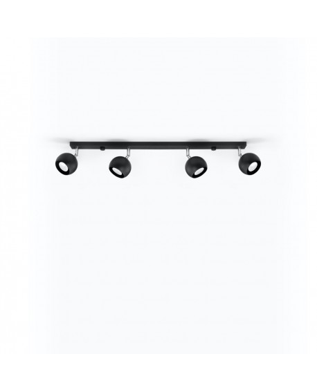 Plafon OCULARE 4L czarny Sollux SL.0447