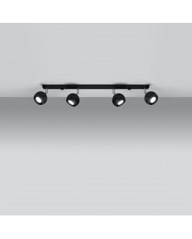 Plafon OCULARE 4L czarny Sollux SL.0447