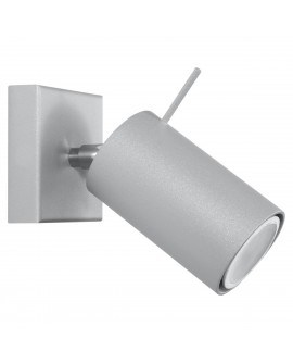 Kinkiet RING 1 szary Sollux SL.0449