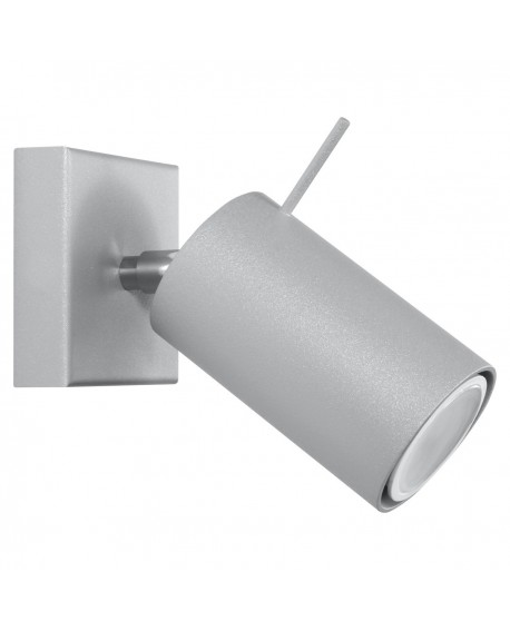 Kinkiet RING 1 szary Sollux SL.0449