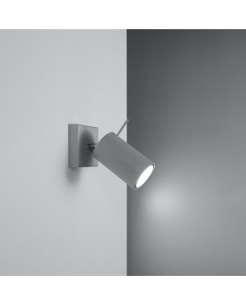 Kinkiet RING 1 szary Sollux SL.0449