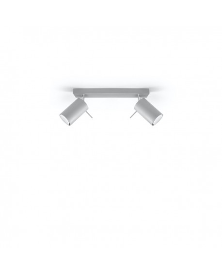 Plafon RING 2 szary Sollux SL.0450
