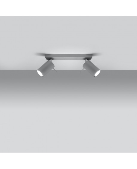 Plafon RING 2 szary Sollux SL.0450