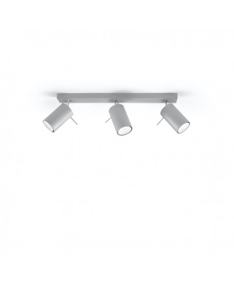 Plafon RING 3 szary Sollux SL.0451