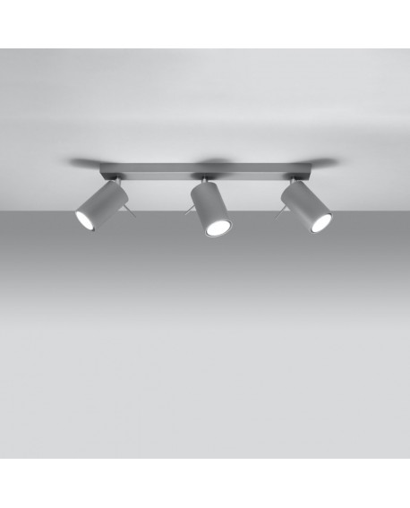 Plafon RING 3 szary Sollux SL.0451