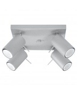 Plafon RING 4 szary Sollux SL.0452