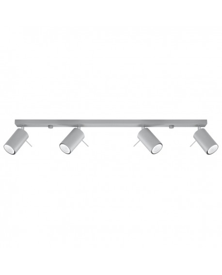 Plafon RING 4L szary Sollux SL.0453