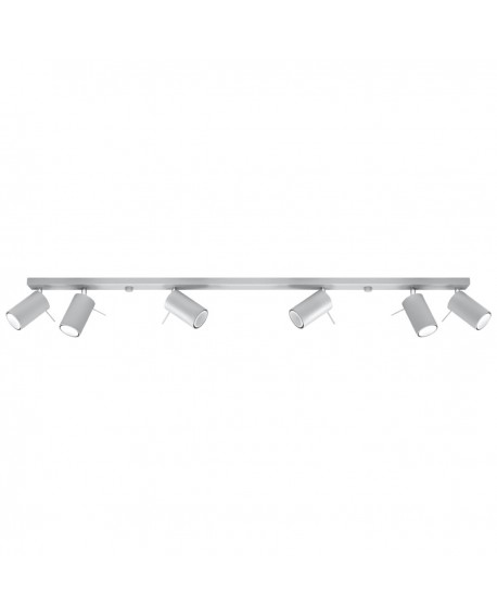 Plafon RING 6L szary Sollux SL.0454