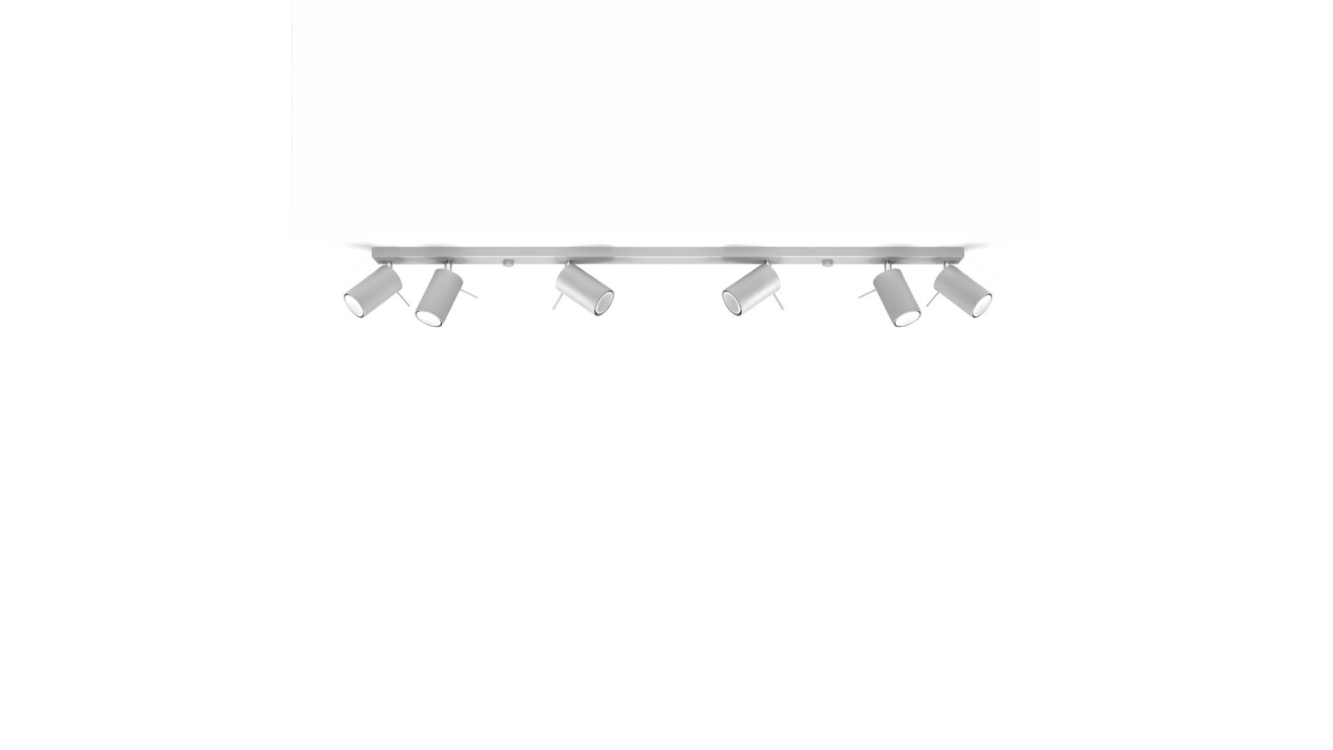 Plafon RING 6L szary Sollux SL.0454