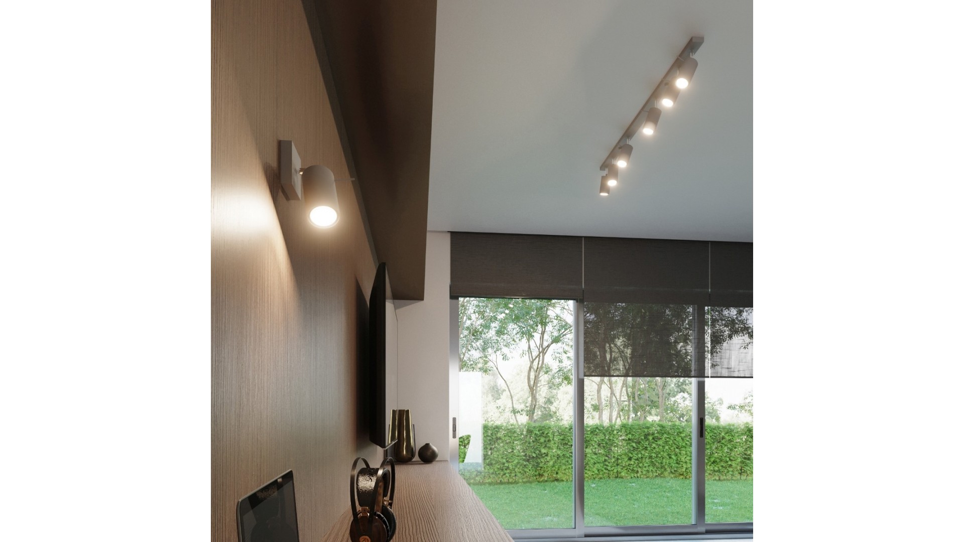 Plafon RING 6L szary Sollux SL.0454