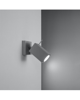 Kinkiet MERIDA 1 szary Sollux SL.0455