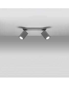 Plafon MERIDA 2 szary Sollux SL.0456