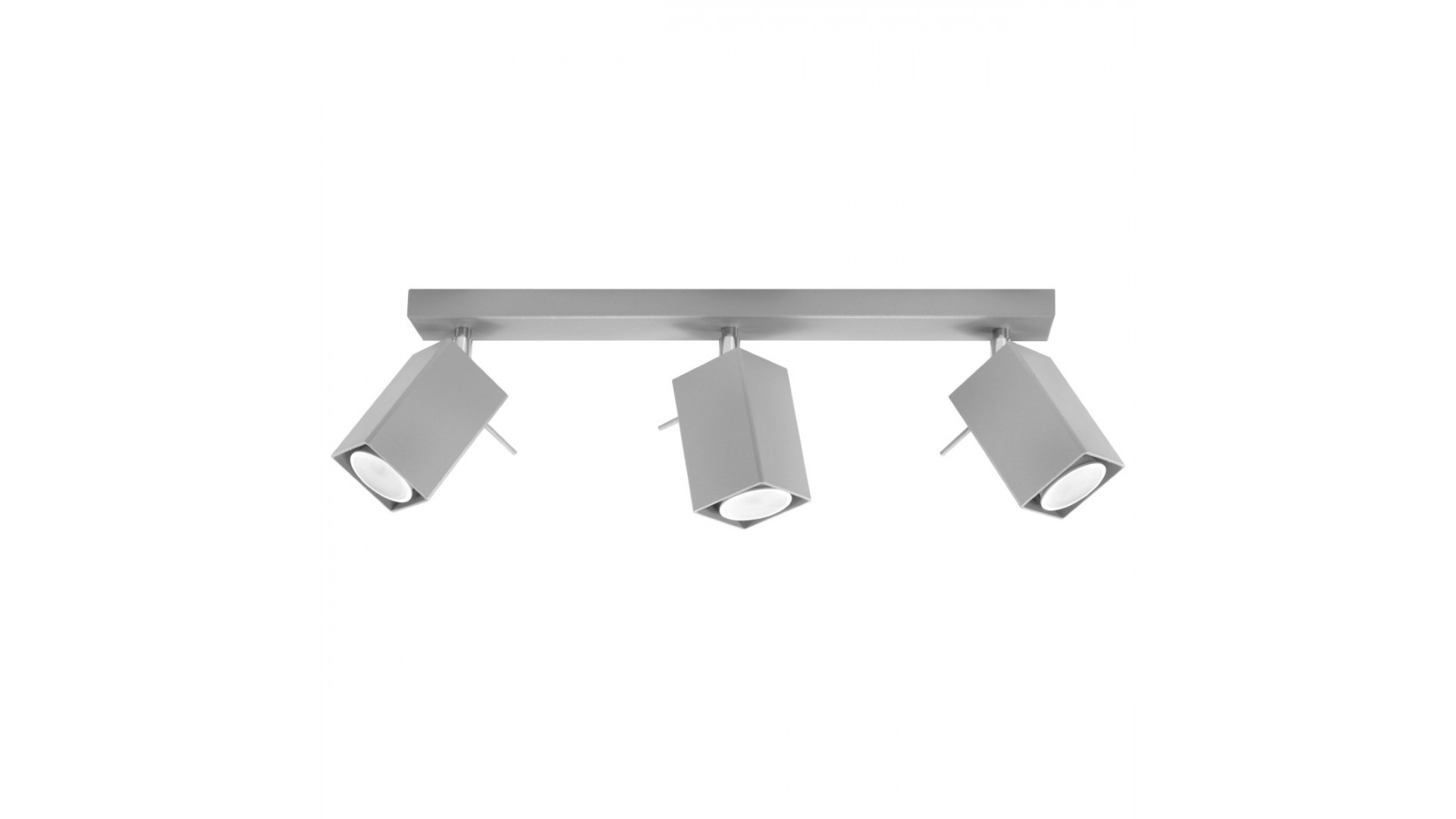 Plafon MERIDA 3 szary Sollux SL.0457