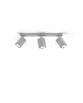 Plafon MERIDA 3 szary Sollux SL.0457