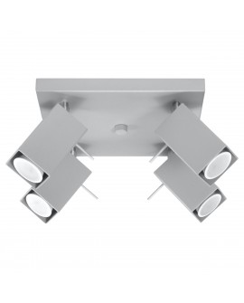 Plafon MERIDA 4 szary Sollux SL.0458