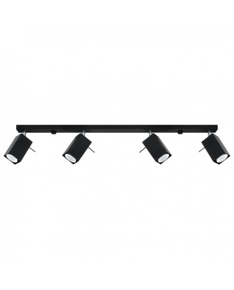 Plafon MERIDA 4L czarny Sollux SL.0459