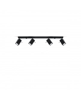 Plafon MERIDA 4L czarny Sollux SL.0459