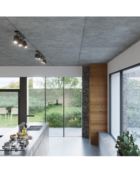 Plafon MERIDA 4L czarny Sollux SL.0459