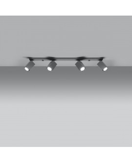 Plafon MERIDA 4L szary Sollux SL.0461