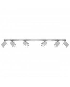 Plafon MERIDA 6L szary Sollux SL.0462