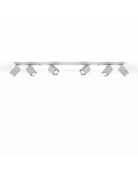 Plafon MERIDA 6L szary Sollux SL.0462