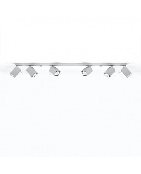 Plafon MERIDA 6L szary Sollux SL.0462