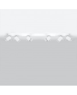 Plafon MERIDA 6L biały Sollux SL.0464
