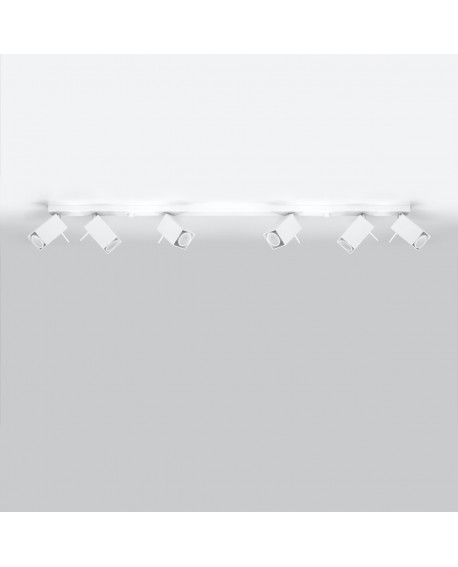 Plafon MERIDA 6L biały Sollux SL.0464