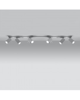 Plafon MERIDA 6L biały Sollux SL.0464