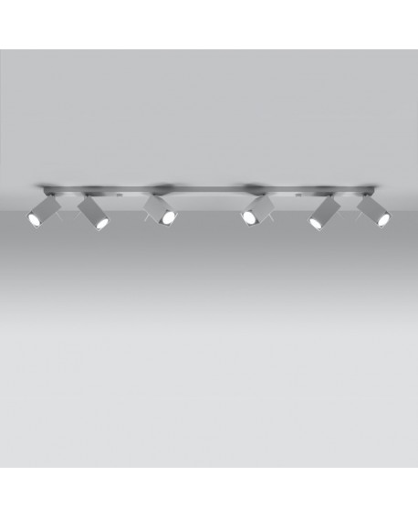 Plafon MERIDA 6L biały Sollux SL.0464