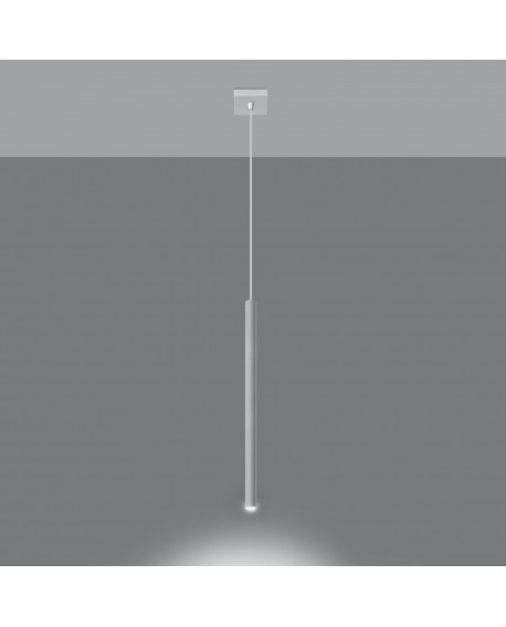 Lampa wisząca PASTELO 1 biała Sollux SL.0465