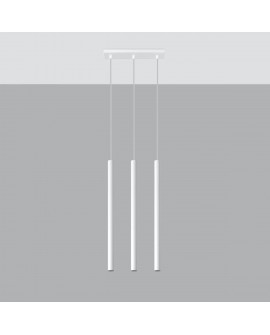 Lampa wisząca PASTELO 3 biała Sollux SL.0466