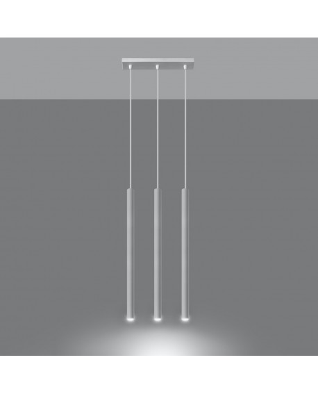 Lampa wisząca PASTELO 3 biała Sollux SL.0466