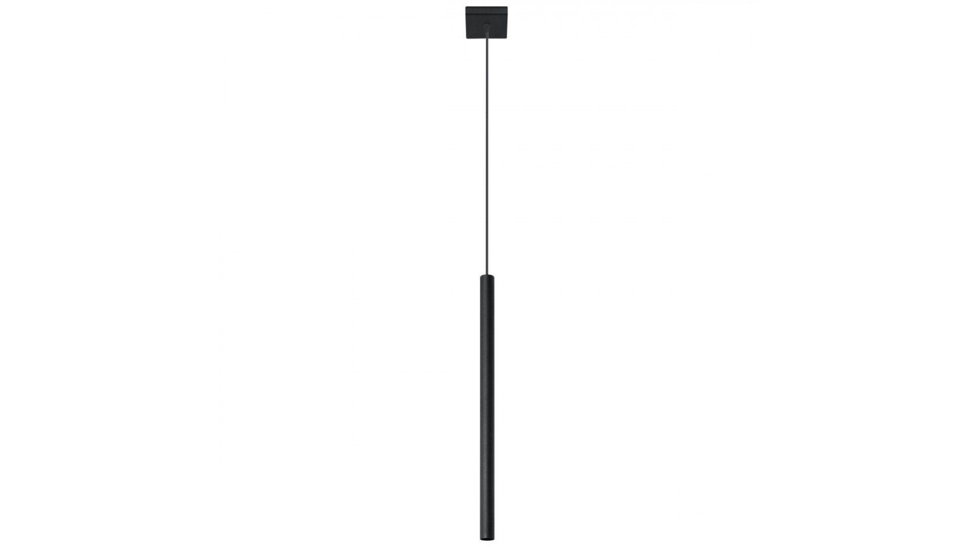 Lampa wisząca PASTELO 1 czarna Sollux SL.0469