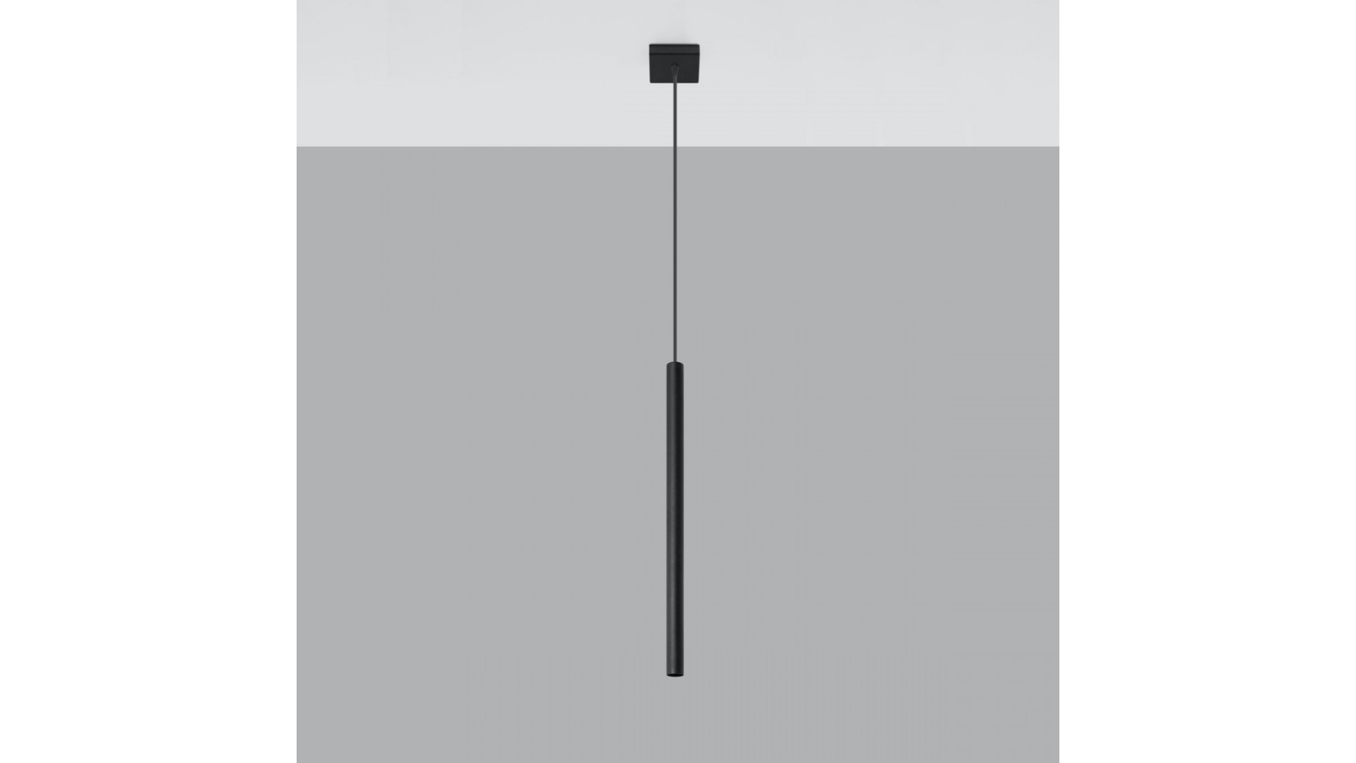 Lampa wisząca PASTELO 1 czarna Sollux SL.0469