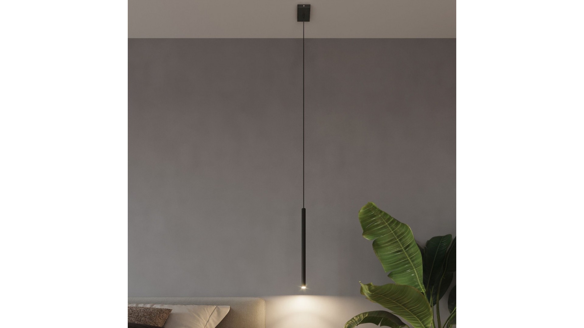 Lampa wisząca PASTELO 1 czarna Sollux SL.0469