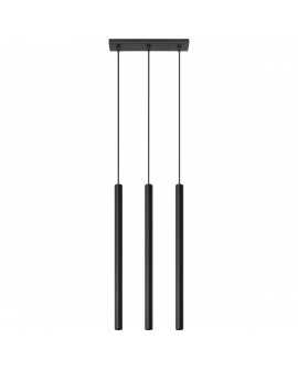 Lampa wisząca PASTELO 3 czarna Sollux SL.0470