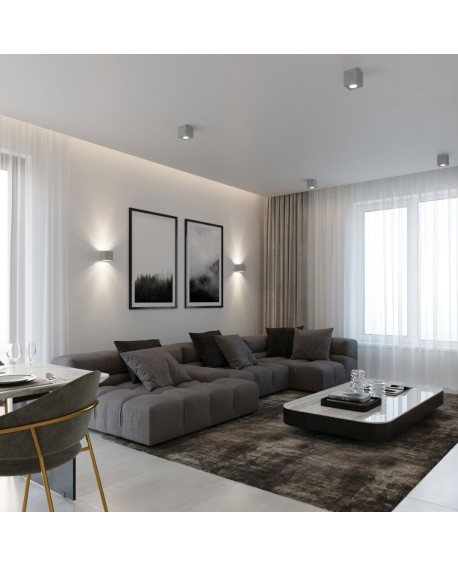 Plafon QUAD beton Sollux SL.0489