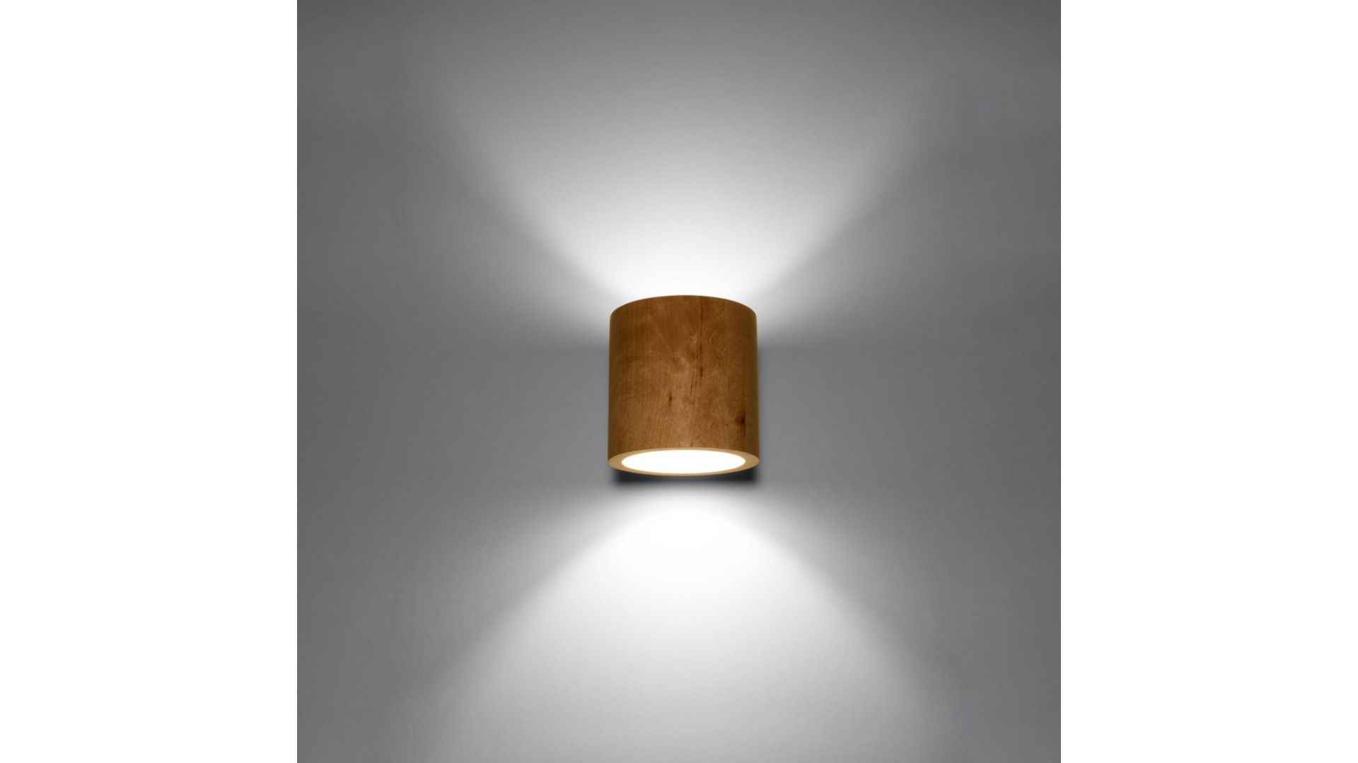 Kinkiet ORBIS naturalne drewno Sollux SL.0490