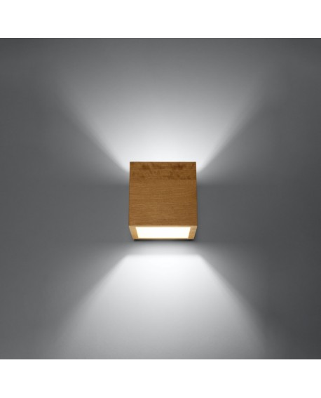 Kinkiet QUAD naturalne drewno Sollux SL.0491